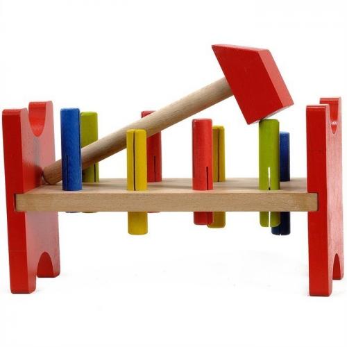 Bemi Toys Ahşap Çak Tak Seti