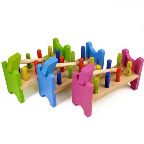 Bemi Toys Ahşap Çak Tak Seti