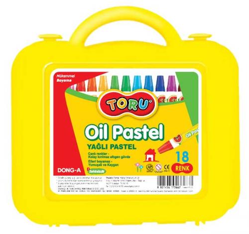 TORU 18 RENK ÇANTALI PASTEL BOYA