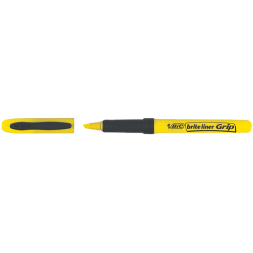 Bic Fosforlu Kalem Brite Line Grip Sarı Kalem Tipi 811 935