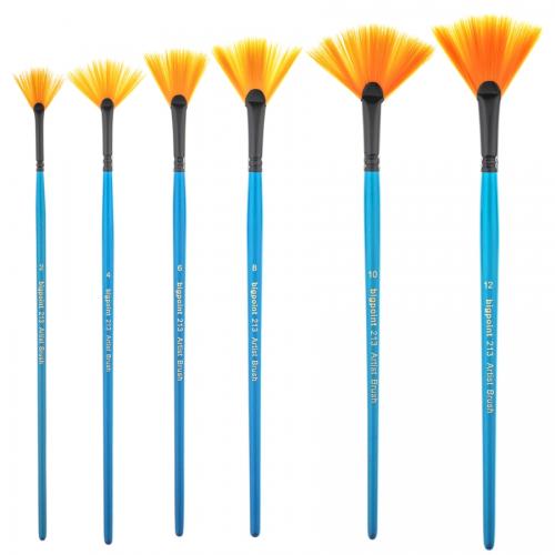 213 Serisi Sentetik Kıl Yelpaze Fırça No: 10 BPF213-10, one size