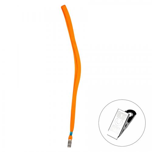 Bigpoint Metal Klipsli Yaka İpi Turuncu (Yerli Üretim)