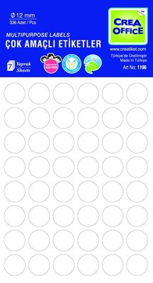 BİLGİ RENKSİZ BOŞ ETİKET