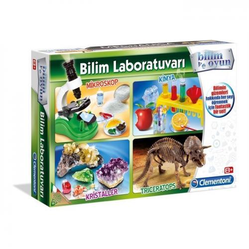 Bilim Laboratuvarı - Kimya, Mikroskop, Kristaller, Triceratops