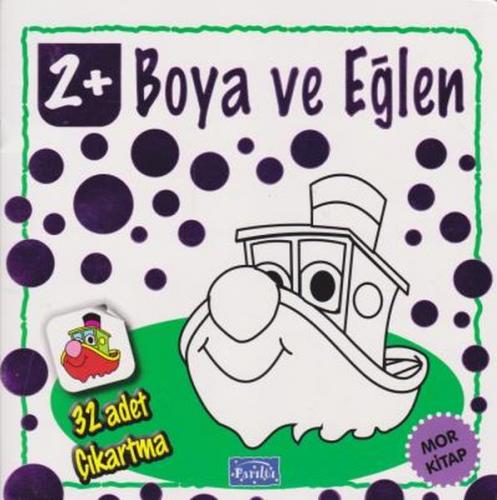 Boya ve Eğlen Mor Kitap