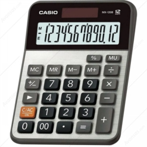 CASIO HESAP MAKİNASI MX-120-B