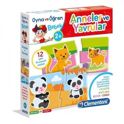 Clementoni Baby Oyna ve Öğren Anneler ve Yavrular 64428