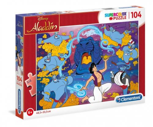Clementoni Disney Aladdin Supercolor 104 Parça Puzzle 27283