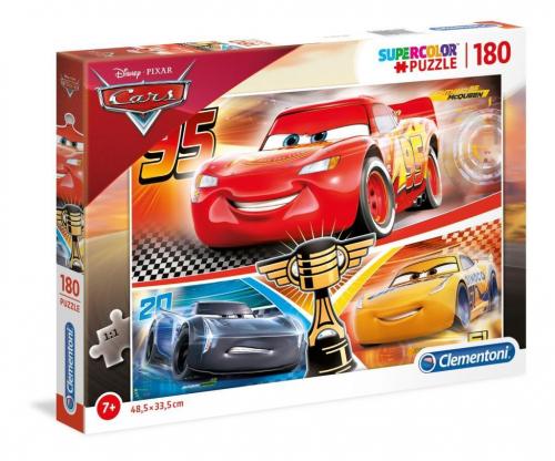 Clementoni Disney Cars Supercolor 180 Parça Puzzle 29291