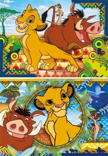 Clementoni Disney Lion King Supercolor 2x60 Parça Puzzle 21604