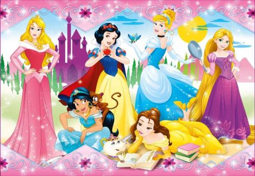 Clementoni Disney Princess Supercolor 104 Parça Puzzle 27086