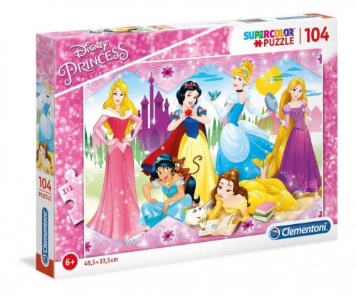 Clementoni Disney Princess Supercolor 104 Parça Puzzle 27086