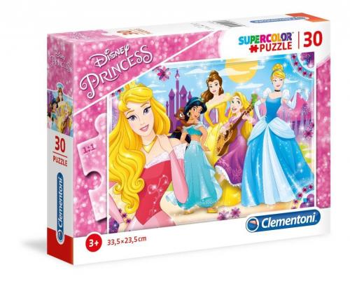 Clementoni Disney Princess Supercolor 30 Parça Puzzle 08503