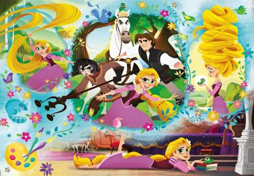 Clementoni Disney Princess Tangled Supercolor 104 Parça Puzzle 27084