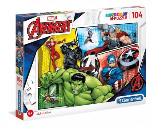 Clementoni Marvel Avengers Supercolor 104 Parça Puzzle 27284