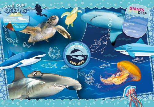 Clementoni Ocean Explorer National Geographic Kids 104 Parça Puzzle 27