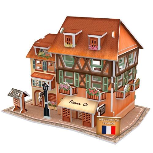 Cubic Fun 3D 31 Parça Puzzle Fransız Moda Mağazası 3119H