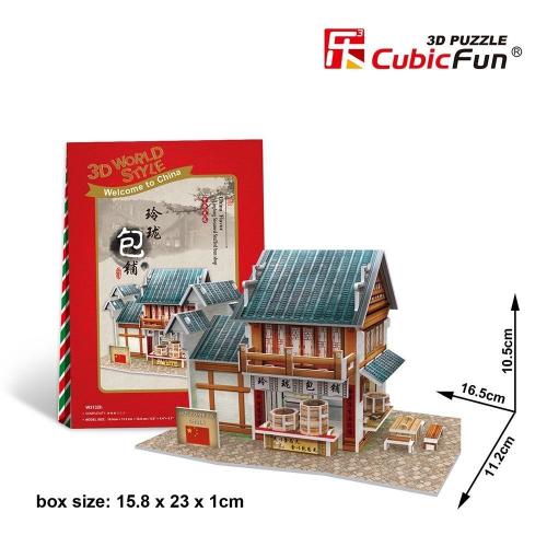 Cubic Fun 3D 39 Parça Puzzle Çin Mantı Restoranı 3132H