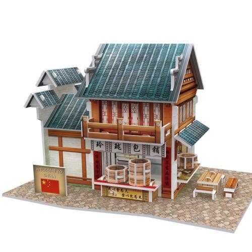 Cubic Fun 3D 39 Parça Puzzle Çin Mantı Restoranı 3132H