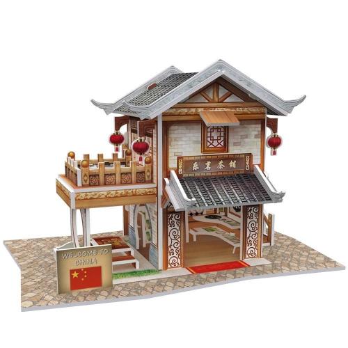 Cubic Fun 3D 46 Parça Puzzle Çin Çay Evi 3130H