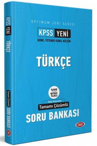 Data Yayınları 2021 KPSS Optimum Jüri Serisi Türkçe Çözümlü Soru Banka