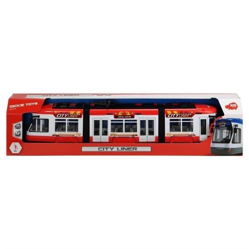 Dickie Toys City Liner Red Tramvay 3749017