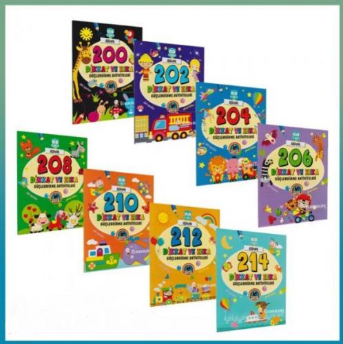 Dikkat ve Zeka Güçlendirme Aktiviteleri (8 Kitap Takım)