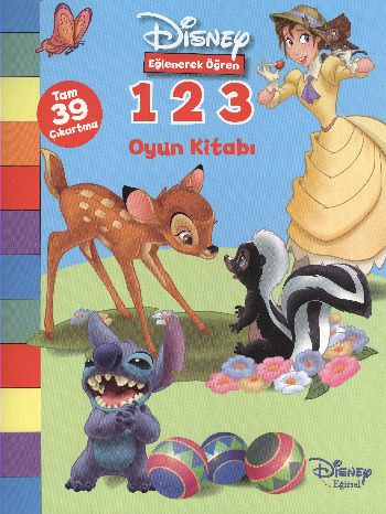 Disney Eğlenerek Öğren 1-2-3 Oyun Kitabı