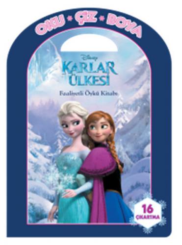 Disney Oku Çiz Boya Karlar Ülkesi / Faaliyetli Öykü Kitabı