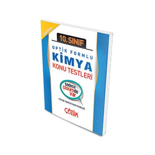 ÇÖZÜM 10.SINIF KİMYA Y.T