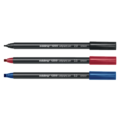 Edding Kaligrafi Kalemi Kesik Uçlu 5 MM Siyah 1255
