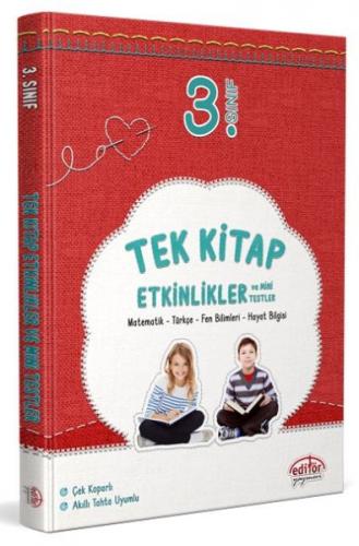 Editör 3. Sınıf Tek Kitap Etkinlikler ve Mini Testler