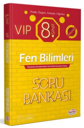 Editör 8. Sınıf VIP Fen Bilimleri Soru Bankası