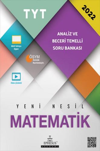 Ephesus Akademi 2022 TYT Matematik Analiz ve Beceri Temelli Soru Banka