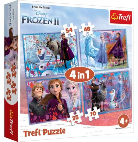 Trefl Puzzle 4 İn 1 (35+48+54+70 Parça) (28,5 X 20,5 Cm) Journey İnto 