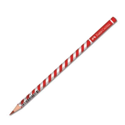 Faber-Castell Kurşun Kalem Başlık Candyroll Kırmızı 12 Lİ 1131490011