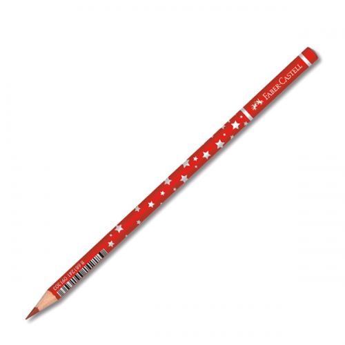 Faber-Castell Kurşun Kalem Başlık Yıldız Kırmızı 12 Lİ 113 1450001