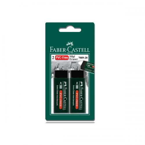 Faber-Castell Öğrenci Silgisi Kartelalı 7089 2 Lİ Siyah 18 89 20