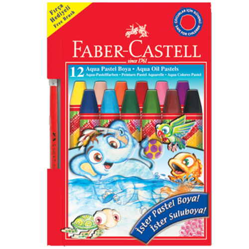 Faber-Castell Pastel Boya Aqua Karton Kutu 12 Renk 5281 125400
