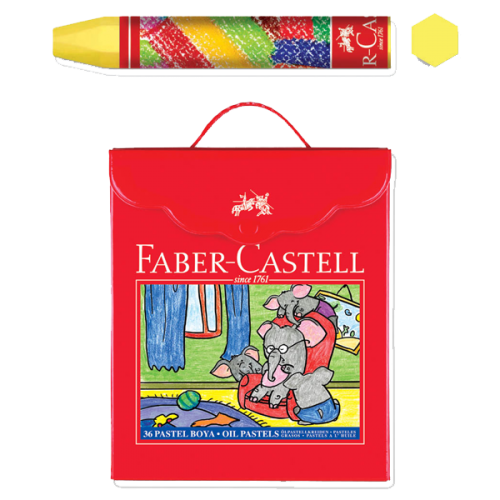 Faber-Castell Pastel Boya Çantalı Köşeli 36 Renk 5281 125137