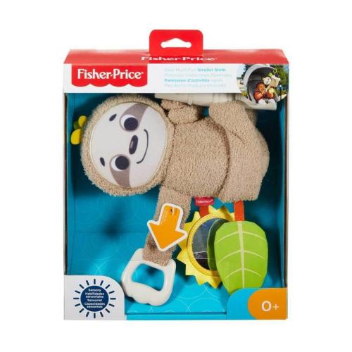 Fisher Price Neşeli Tembel Hayvan - Bebek Arabası Oyuncağı GHL39
