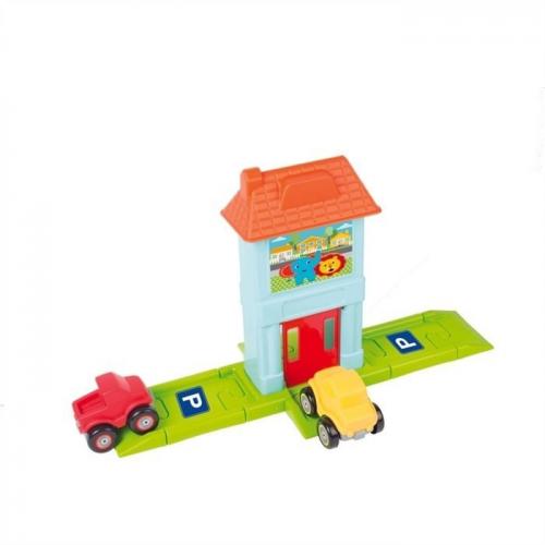 Fisher Price Roadway Set With House & Gate 1824