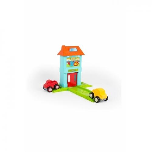 Fisher Price Roadway Set With House & Gate 1824
