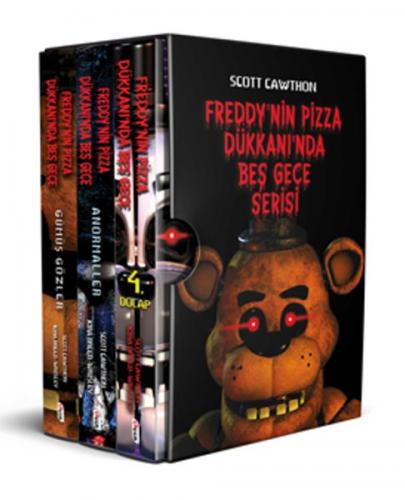 Freddy'nin Pizza Dükkani'nda Bes Gece Serisi Seti - 3 Kitap Takim