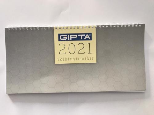 GIPTA 506-PXK PARC 16*33 MASA TAKVİMİ (2021 YILI)