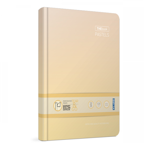 GIPTA THEBOOK 14X20 120 YAPRAK ÇİZGİLİ SERT KAPAK DEFTER