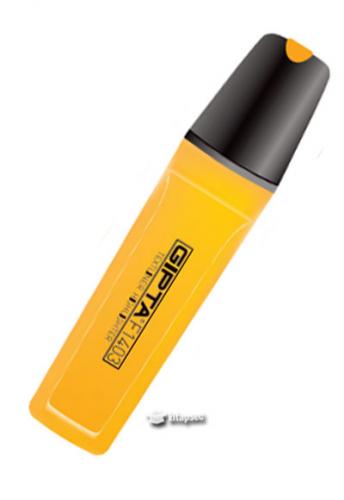 GIPTA FOSFORLU KALEM TURUNCU