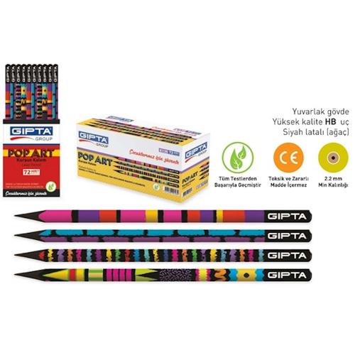 GIPTA POP ART KURŞUN KALEM