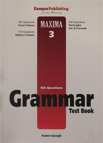 Grammar Test Book Maxima 3