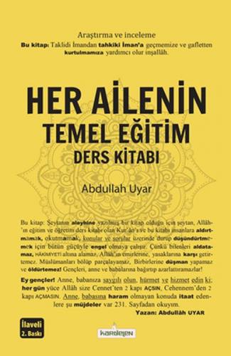 Her Ailenin Temel Eğitim Ders Kitabı Her Ailenin Temel Eğitim Ders Kitabı